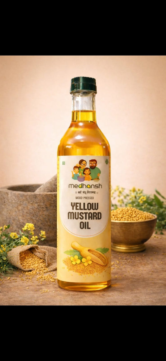 Wood Pressed Yellow Mustard Oil